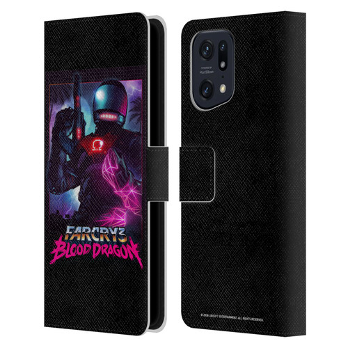 Far Cry 3 Blood Dragon Key Art Omega Leather Book Wallet Case Cover For OPPO Find X5