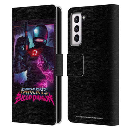 Far Cry 3 Blood Dragon Key Art Omega Leather Book Wallet Case Cover For Samsung Galaxy S21 5G