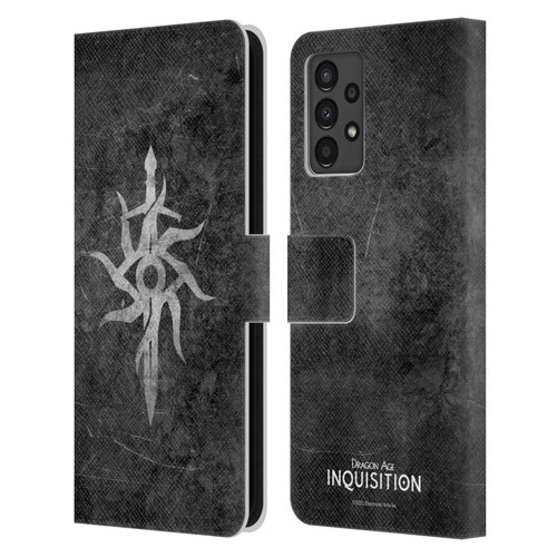 EA Bioware Dragon Age Inquisition Graphics Distressed Symbol Leather Book Wallet Case Cover For Samsung Galaxy A13 (2022)