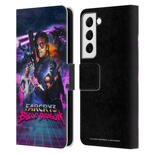 Far Cry 3 Blood Dragon Key Art Cover Leather Book Wallet Case Cover For Samsung Galaxy S22 5G