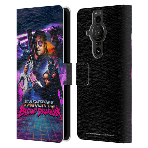 Far Cry 3 Blood Dragon Key Art Cover Leather Book Wallet Case Cover For Sony Xperia Pro-I