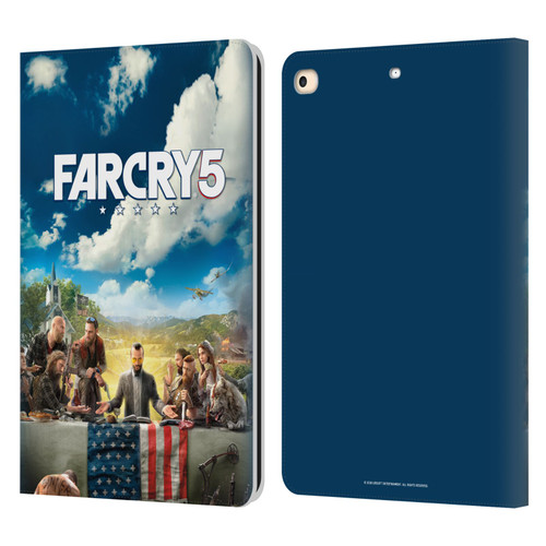 Far Cry 5 Key Art And Logo Main Leather Book Wallet Case Cover For Apple iPad 9.7 2017 / iPad 9.7 2018