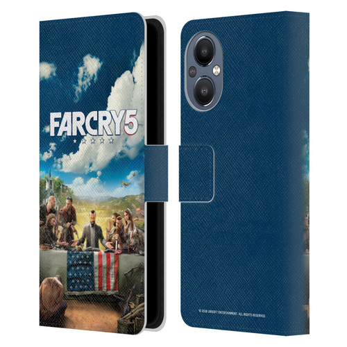 Far Cry 5 Key Art And Logo Main Leather Book Wallet Case Cover For OnePlus Nord N20 5G