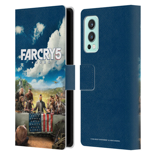 Far Cry 5 Key Art And Logo Main Leather Book Wallet Case Cover For OnePlus Nord 2 5G