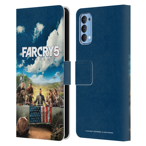 Far Cry 5 Key Art And Logo Main Leather Book Wallet Case Cover For OPPO Reno 4 5G