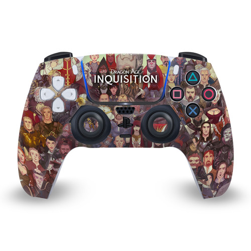 EA Bioware Dragon Age Inquisition Graphics Cast Of Thousands Vinyl Sticker Skin Decal Cover for Sony PS5 Sony DualSense Controller
