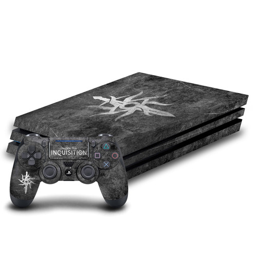 EA Bioware Dragon Age Inquisition Graphics Distressed Symbol Vinyl Sticker Skin Decal Cover for Sony PS4 Pro Bundle