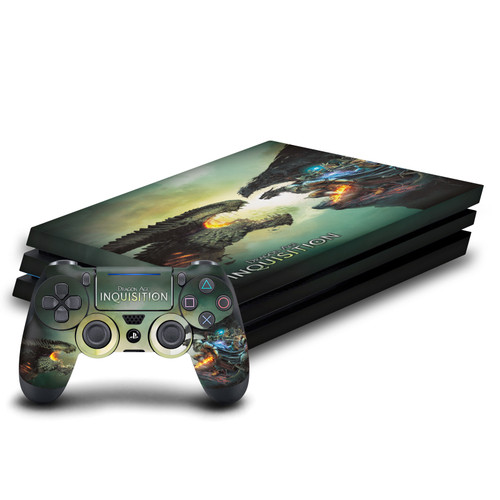 EA Bioware Dragon Age Inquisition Graphics Goty Key Art Vinyl Sticker Skin Decal Cover for Sony PS4 Pro Bundle