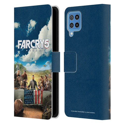 Far Cry 5 Key Art And Logo Main Leather Book Wallet Case Cover For Samsung Galaxy F22 (2021)