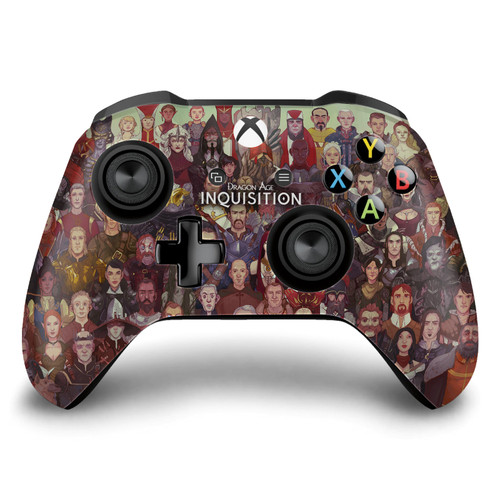 EA Bioware Dragon Age Inquisition Graphics Cast Of Thousands Vinyl Sticker Skin Decal Cover for Microsoft Xbox One S / X Controller