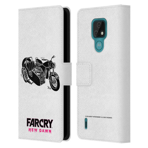 Far Cry New Dawn Graphic Images Sidecar Leather Book Wallet Case Cover For Motorola Moto E7