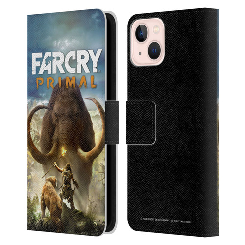 Far Cry Primal Key Art Pack Shot Leather Book Wallet Case Cover For Apple iPhone 13