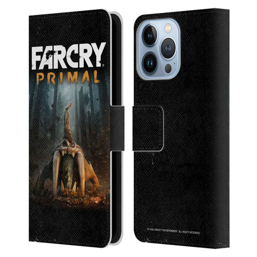 Far Cry Primal Key Art Skull II Leather Book Wallet Case Cover For Apple iPhone 13 Pro