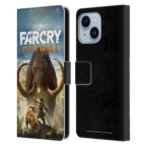 Far Cry Primal Key Art Pack Shot Leather Book Wallet Case Cover For Apple iPhone 14 Plus