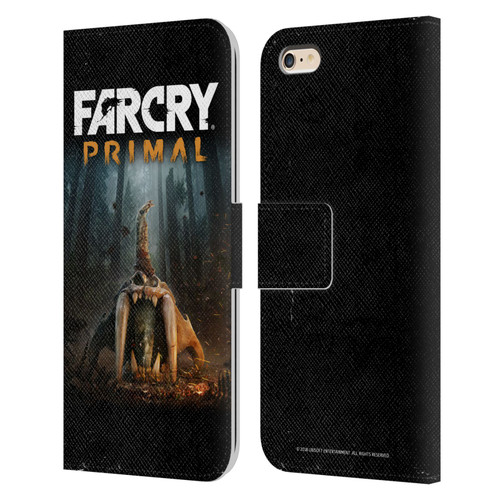 Far Cry Primal Key Art Skull II Leather Book Wallet Case Cover For Apple iPhone 6 Plus / iPhone 6s Plus