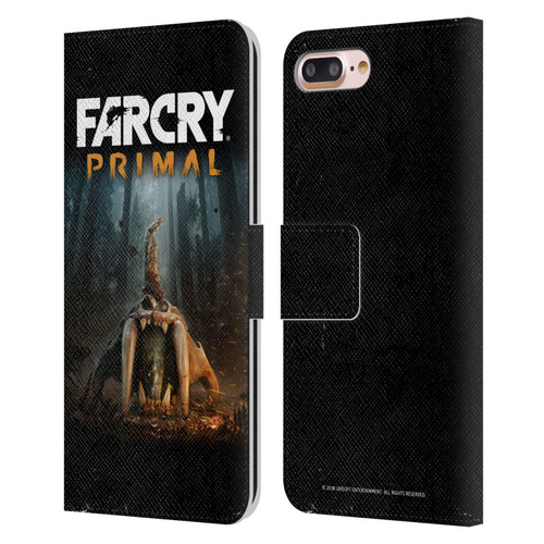 Far Cry Primal Key Art Skull II Leather Book Wallet Case Cover For Apple iPhone 7 Plus / iPhone 8 Plus