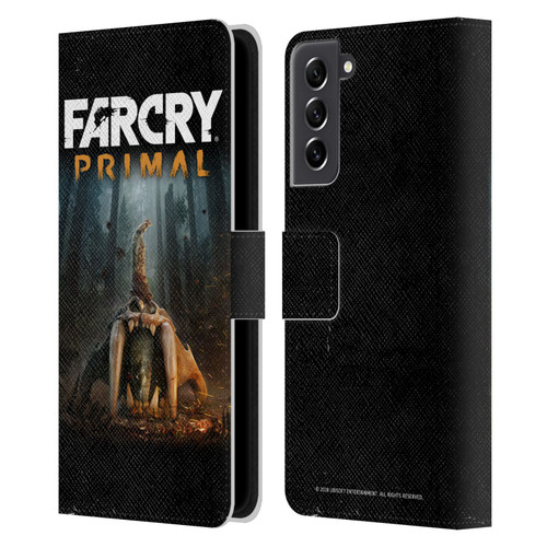 Far Cry Primal Key Art Skull II Leather Book Wallet Case Cover For Samsung Galaxy S21 FE 5G