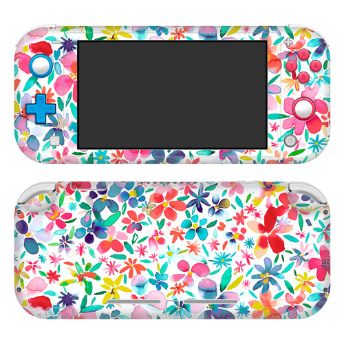 Ninola Art Mix Colorful Petals Spring Vinyl Sticker Skin Decal Cover for Nintendo Switch Lite