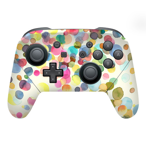 Ninola Art Mix Dots Vinyl Sticker Skin Decal Cover for Nintendo Switch Pro Controller