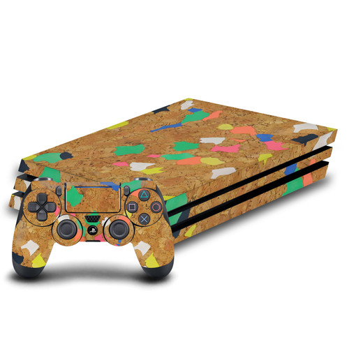 Ninola Assorted Colourful Cork Vinyl Sticker Skin Decal Cover for Sony PS4 Pro Bundle
