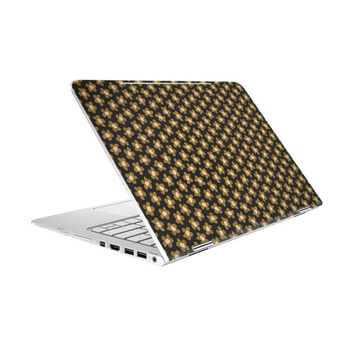 Ninola Floral Black Gold Vinyl Sticker Skin Decal Cover for HP Spectre Pro X360 G2