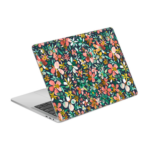 Ninola Floral Colourful Petals Green Vinyl Sticker Skin Decal Cover for Apple MacBook Pro 13" A1989 / A2159