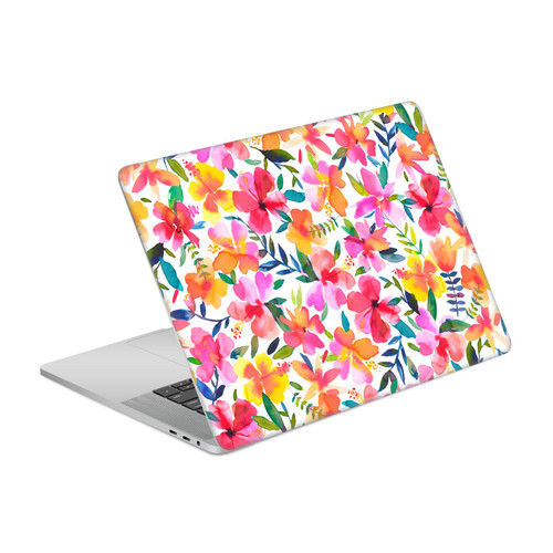 Ninola Floral Hibiscus Vinyl Sticker Skin Decal Cover for Apple MacBook Pro 15.4" A1707/A1990
