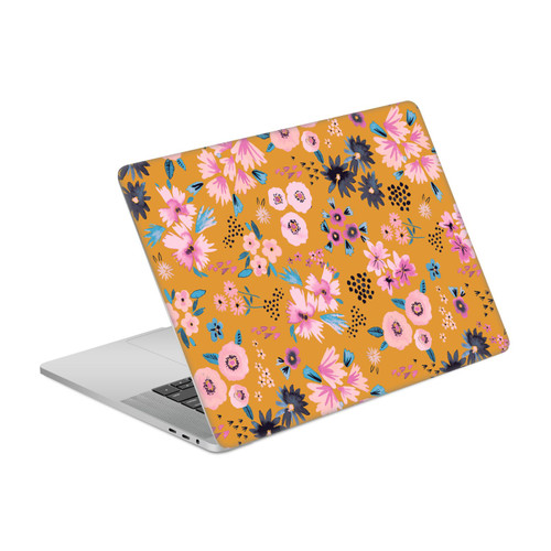 Ninola Floral 2 Flowers Mustard Vinyl Sticker Skin Decal Cover for Apple MacBook Pro 15.4" A1707/A1990