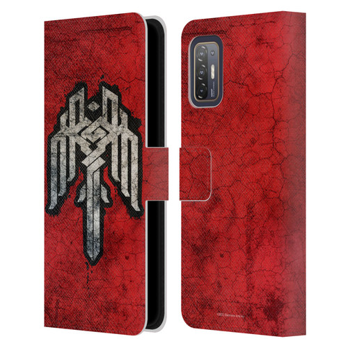 EA Bioware Dragon Age Heraldry Kirkwall Symbol Leather Book Wallet Case Cover For HTC Desire 21 Pro 5G