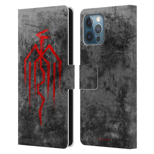 EA Bioware Dragon Age Heraldry City Of Chains Symbol Leather Book Wallet Case Cover For Apple iPhone 12 Pro Max
