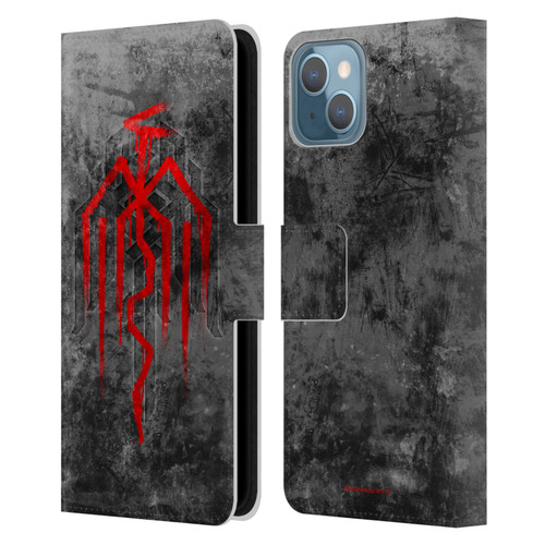 EA Bioware Dragon Age Heraldry City Of Chains Symbol Leather Book Wallet Case Cover For Apple iPhone 13