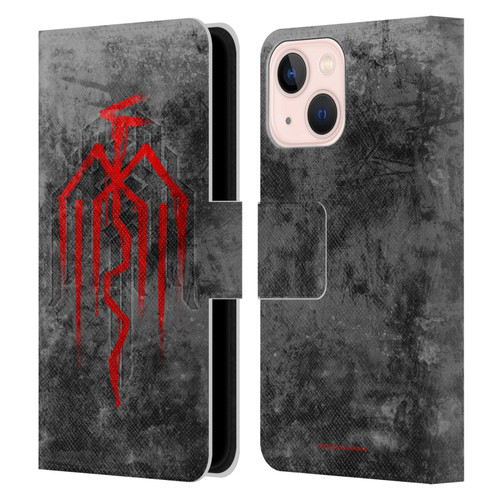 EA Bioware Dragon Age Heraldry City Of Chains Symbol Leather Book Wallet Case Cover For Apple iPhone 13 Mini
