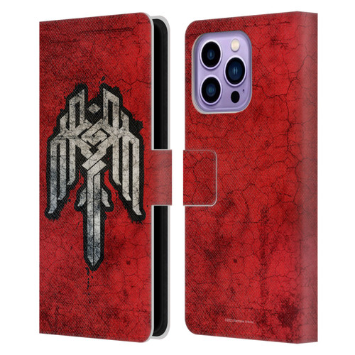 EA Bioware Dragon Age Heraldry Kirkwall Symbol Leather Book Wallet Case Cover For Apple iPhone 14 Pro Max