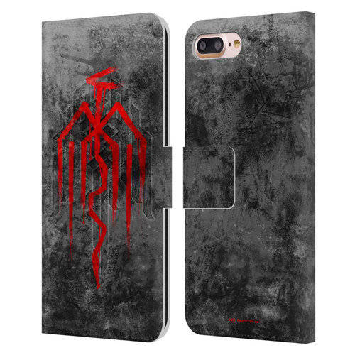 EA Bioware Dragon Age Heraldry City Of Chains Symbol Leather Book Wallet Case Cover For Apple iPhone 7 Plus / iPhone 8 Plus