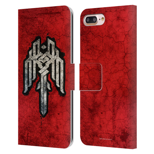 EA Bioware Dragon Age Heraldry Kirkwall Symbol Leather Book Wallet Case Cover For Apple iPhone 7 Plus / iPhone 8 Plus