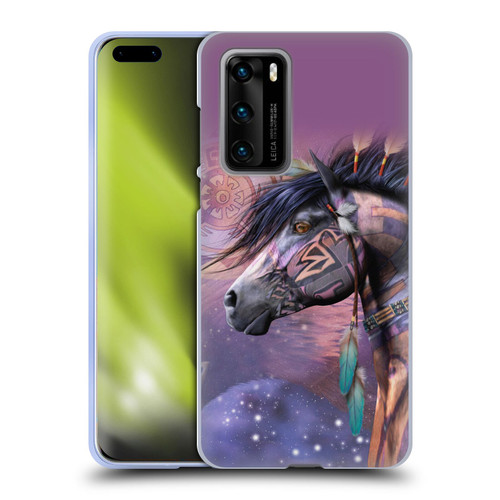 Laurie Prindle Fantasy Horse Native American Shaman Soft Gel Case for Huawei P40 5G