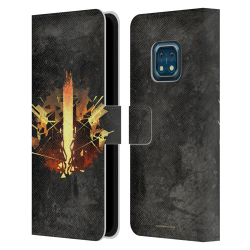EA Bioware Dragon Age Heraldry Chantry Leather Book Wallet Case Cover For Nokia XR20