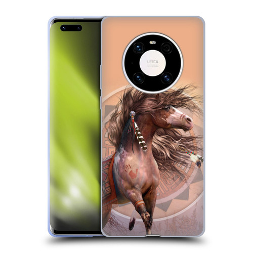 Laurie Prindle Fantasy Horse Spirit Warrior Soft Gel Case for Huawei Mate 40 Pro 5G