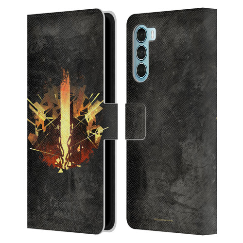EA Bioware Dragon Age Heraldry Chantry Leather Book Wallet Case Cover For Motorola Edge S30 / Moto G200 5G