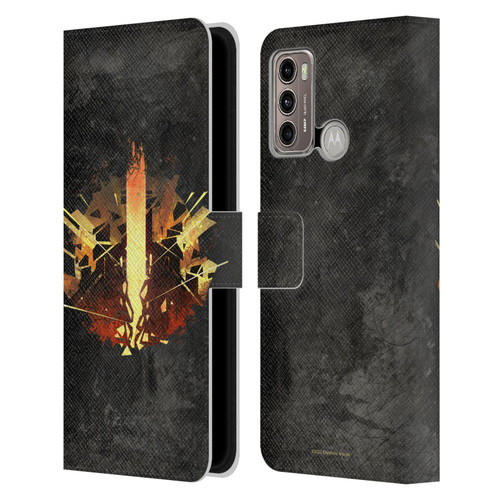 EA Bioware Dragon Age Heraldry Chantry Leather Book Wallet Case Cover For Motorola Moto G60 / Moto G40 Fusion