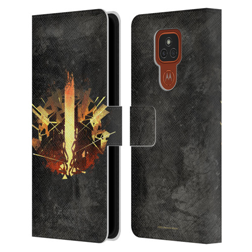 EA Bioware Dragon Age Heraldry Chantry Leather Book Wallet Case Cover For Motorola Moto E7 Plus