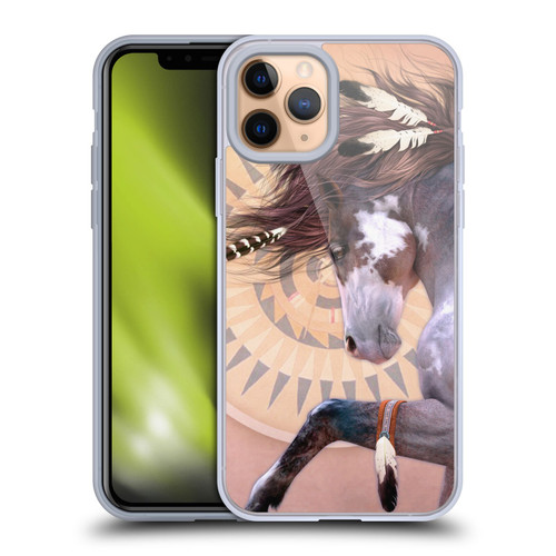 Laurie Prindle Fantasy Horse Native Spirit Soft Gel Case for Apple iPhone 11 Pro