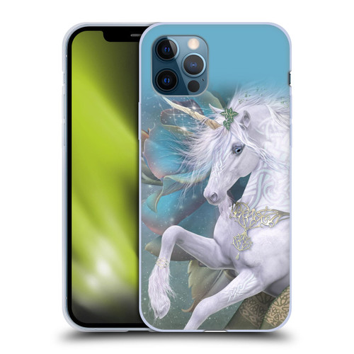 Laurie Prindle Fantasy Horse Kieran Unicorn Soft Gel Case for Apple iPhone 12 / iPhone 12 Pro