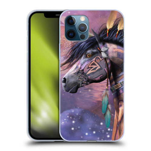Laurie Prindle Fantasy Horse Native American Shaman Soft Gel Case for Apple iPhone 12 / iPhone 12 Pro