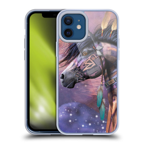 Laurie Prindle Fantasy Horse Native American Shaman Soft Gel Case for Apple iPhone 12 / iPhone 12 Pro