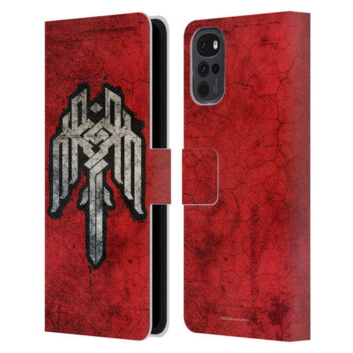 EA Bioware Dragon Age Heraldry Kirkwall Symbol Leather Book Wallet Case Cover For Motorola Moto G22
