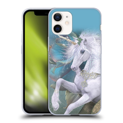 Laurie Prindle Fantasy Horse Kieran Unicorn Soft Gel Case for Apple iPhone 12 Mini