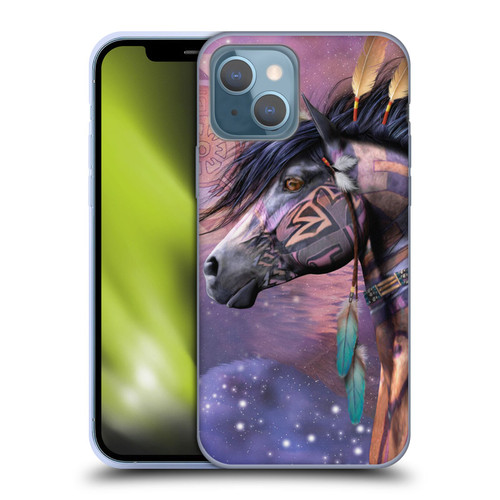 Laurie Prindle Fantasy Horse Native American Shaman Soft Gel Case for Apple iPhone 13