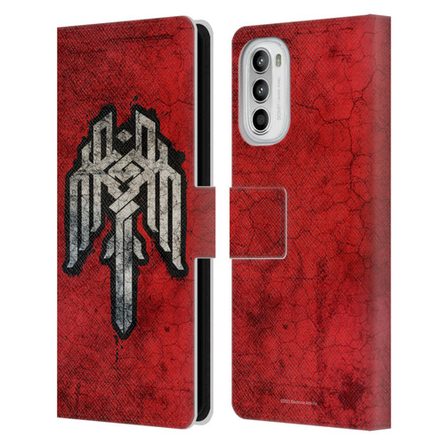 EA Bioware Dragon Age Heraldry Kirkwall Symbol Leather Book Wallet Case Cover For Motorola Moto G52