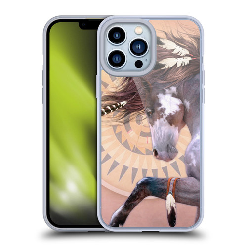 Laurie Prindle Fantasy Horse Native Spirit Soft Gel Case for Apple iPhone 13 Pro Max